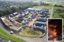 Residents living near the site of a terrifying fire at a Kilwinning battery recycling plant have raised safety concerns with only one road in and out of their estate.