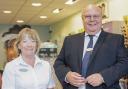 Jennie and Alistair Ferdinand of Specsavers Saltcoats