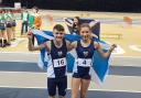 North Ayrshire Athletics Club members Ben Heron and Nell McGregor
