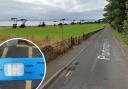 Jay Jay Murray tested positive for cannabis after his vehicle was found parked in front of a farm gate on Portencross Road. Photo: Street View