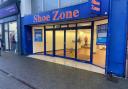 The Shoe Zone store in Saltcoats is being cleared out following its closure.