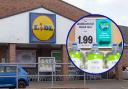 Lidl shoppers will be able to see the 'Good to Give signage' across the supermarket's tampons, nappies and toothpaste among other goods.  (PA/ Lidl)