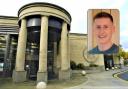Lee Martin, inset, pleaded guilty at the High Court in Glasgow