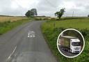 Police say that the trailer of a HGV became detached on the B784 from Dalry to Largs yesterday, Monday July 10.