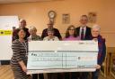 Members of the St Cuthbert's Church guild handed over their donation earlier this week.
