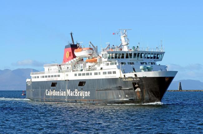 The Arran ferry, MV Caledonian Isles