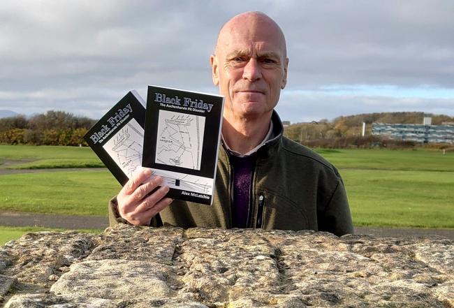 Alex McLatchie with his new book ‘Black Friday’