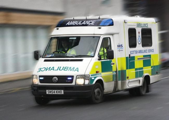 Ambulances are being diverted to Ayr