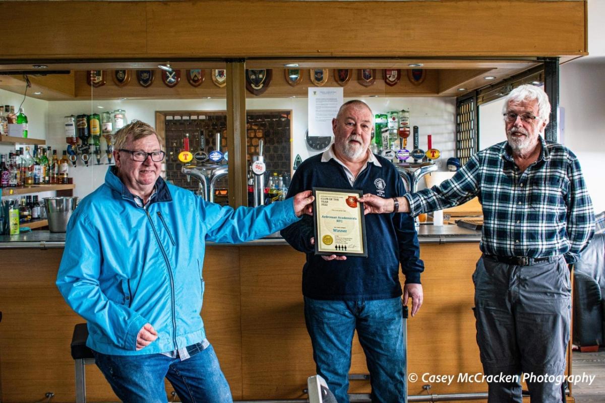 Ardrossan Accies CAMRA Club of the year. Photo Credit: Casey McCracken