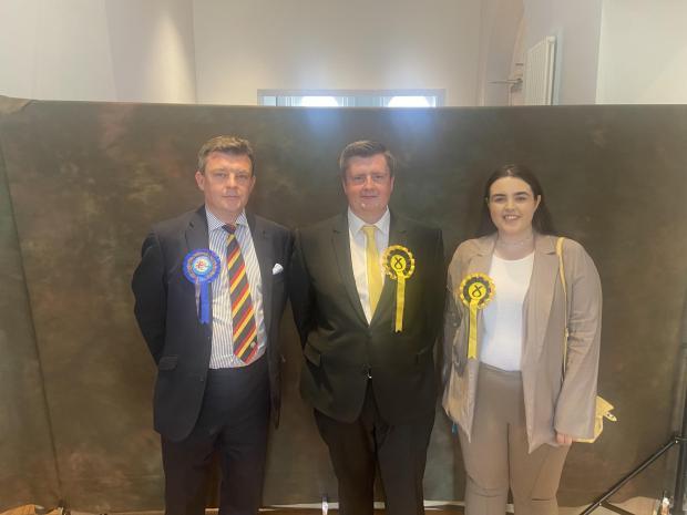 Ardrossan and Saltcoats Herald: Irvine West's new councillors (minus Louise McPhater)