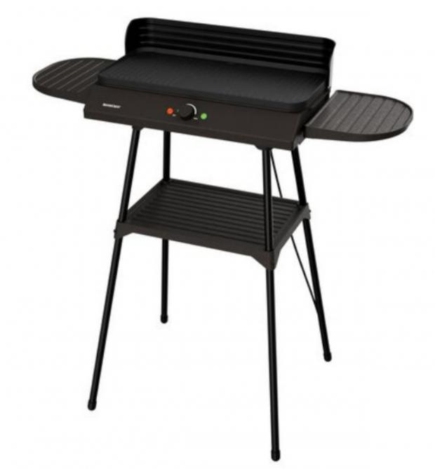 Ardrossan and Saltcoats Herald: Silvercrest Electric Tabletop & Free-Standing Barbecue (Lidl)