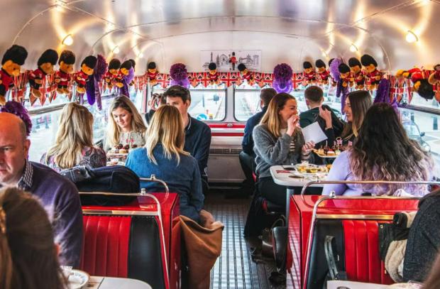 Ardrossan and Saltcoats Herald: Vintage Afternoon Tea Bus in London for Two with B Bakery. Credit: Virgin Experience Days
