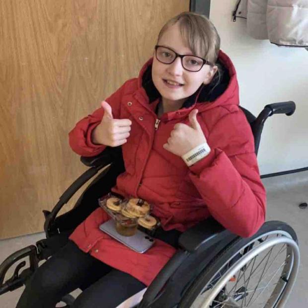 Ardrossan and Saltcoats Herald: Despite everything, 10-year-old Ava is still smiling.