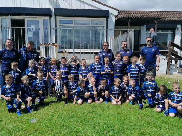 Ardrossan and Saltcoats Herald: The Accies’ youngest side - the Micros, which consisted of players aged below the primary 4 age group
