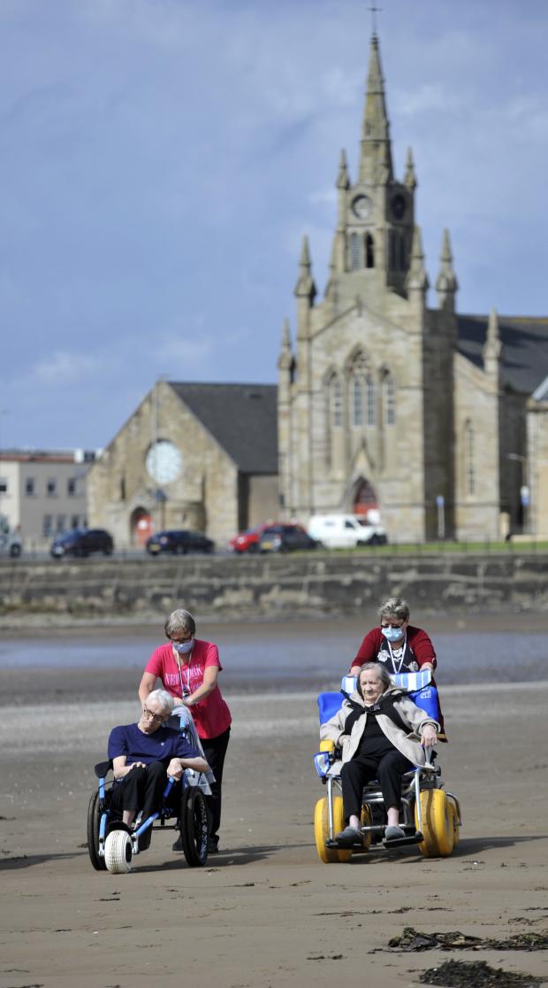 Ardrossan and Saltcoats Herald: The ACDT beach buggies in action