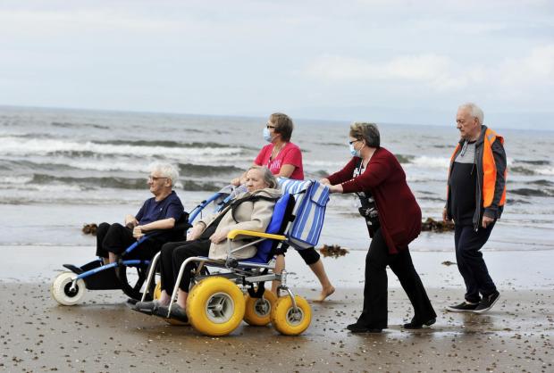 Ardrossan and Saltcoats Herald: The beach buggies in action