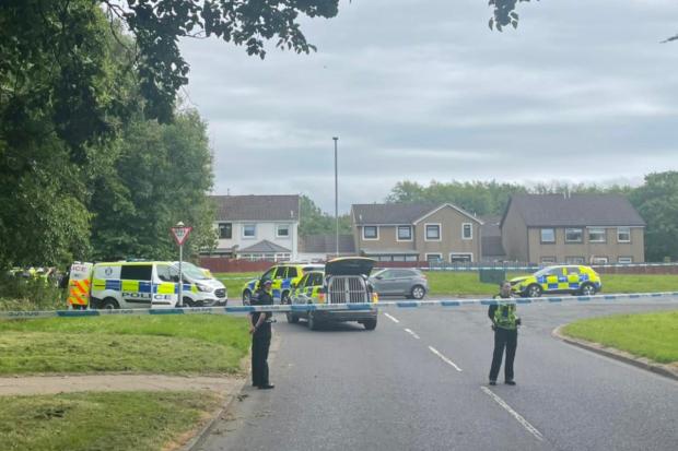 A large police presence was spotted in the Middleton Road area of the town on Tuesday afternoon (July 12). Photo: Dillon Green