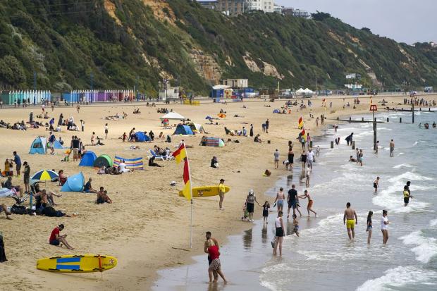 Bournemouth Beach should be busy with temperatures  forecast to climb again this week. Picture: PA