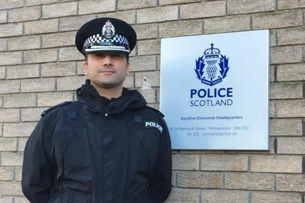 Chief Superintendent Faroque Hussain
pic Daily Record