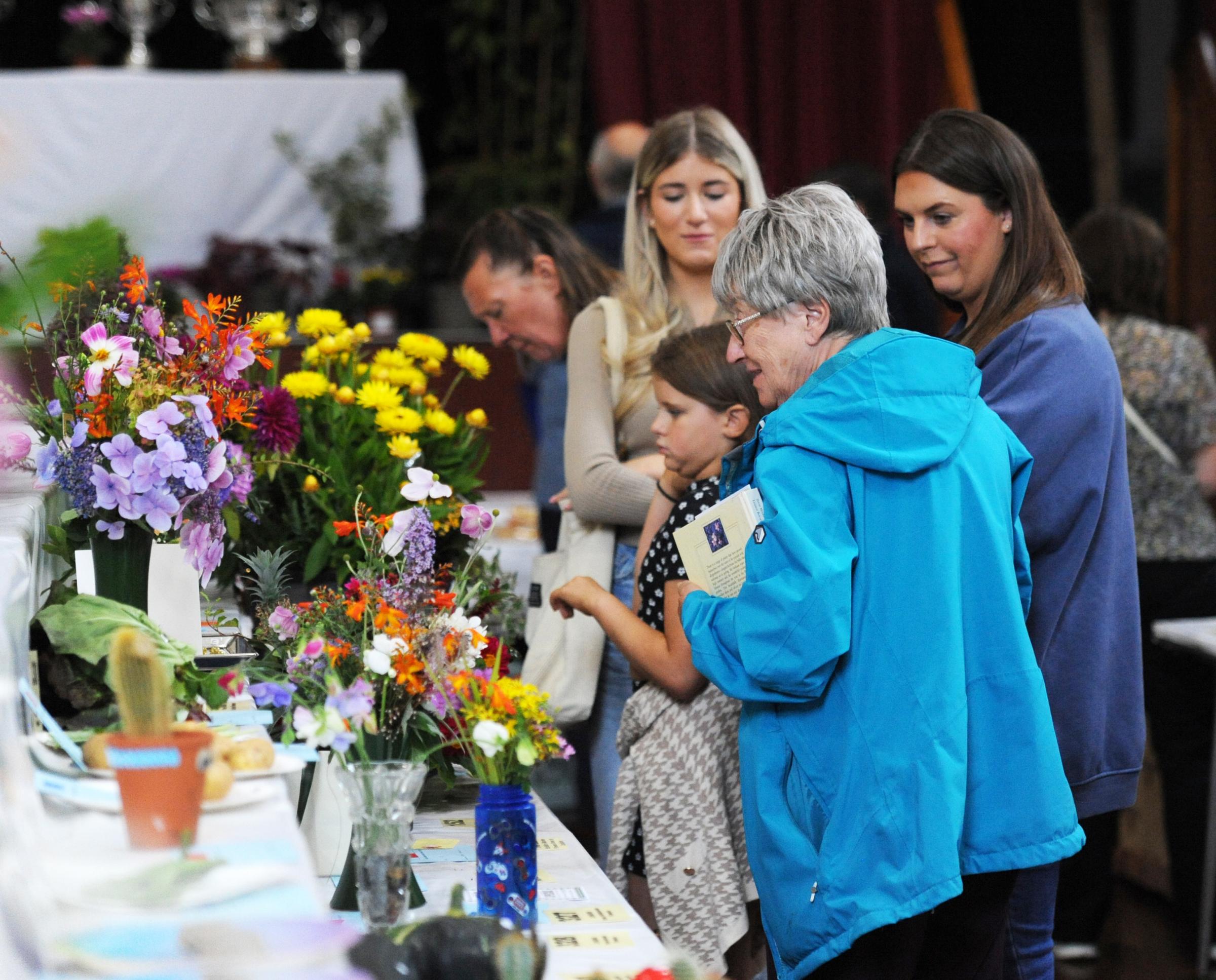 The West Kilbride Horticultural Societys annual show attracted a dazzling array of entries - and a big crowd of visitors (Photo: Charlie Gilmour)