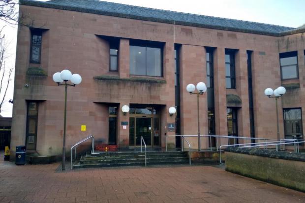 Kilmarnock Sheriff Court, where Robert Wright pleaded guilty on September 29