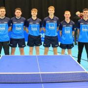 North Ayrshire Table Tennis Club members.