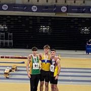 North Ayrshire Athletics Club member Ben (right) finished third at the Combined Event Championships