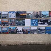 A mural of photographs was put on permanent display in Saltcoats at the side of Home Hardware in the town late last year