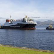 MV Glen Sannox returns to Port Glasgow