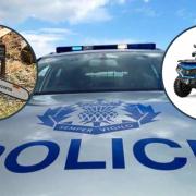 Police say enquiries are at an early stage into the theft of agricultural equipment, including a chainsaw and quad bike, from a farm in Dalry