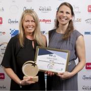 Siobhan Smith, left, won the student of the year award