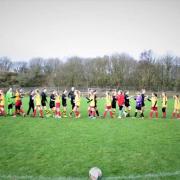 KCFC Star girls play first 11-a-side match versus Holytown Clolts on Valefield Park, home of Kilbirnie Ladeside