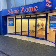 The Shoe Zone store in Saltcoats is being cleared out following its closure.