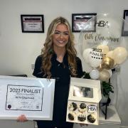 Ruth Chapman celebrates being named as a finalist in the Best New Talent of the Year category of the UK Hair and Beauty Awards.
