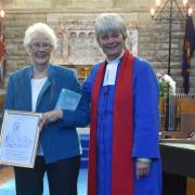 Reverend Sarah Nicol (right) will leave St. Cuthbert's in April after nearly five years at the church.