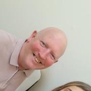 Shannon McDermott alongside her father who is currently battling breast cancer.