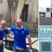 The event at Winton Park has been organised in honour of the late Derek 'Fergie' Ferguson (far left).