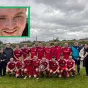 Irvine Thistle won the tournament held in honour of Michael Howie (inset).