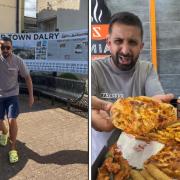 TikToker Myles Omar was blown away when he tried the creation when he visited Zain's Curry House in Dalry.