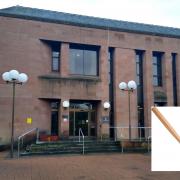 He pleaded guilty to being in possession of an offensive weapon, namely a baseball bat, at Kilmarnock Sheriff Court last week