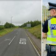 Police have confirmed that a woman died following a vehicle fire on the B780, Ardrossan.