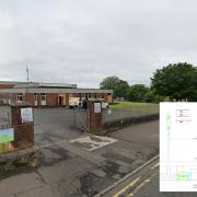 The telecommunications pole will be erected next to Ardrossan Academy.