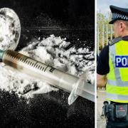 Police seized a quantity of heroin from a home in Beith.