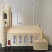 Jim's latest matchstick model church