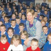 Ardeer Primary said farewell to principal teacher Isobel Allison in 2008