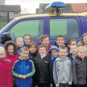 The Ardrossan Coastguard Rescue Team paid a visit to Hayocks Primary School  in 2013