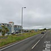 Traffic lights will be in place from the Waterside Hotel to Seamill