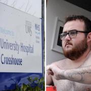 Anthony Adams pleaded guilty to disorderly conduct' after pretending to be a doctor at Crosshouse