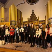 Auchenharvie choir perform at the concert