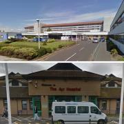 Health chiefs are aiming to hit targets across Ayrshire's hospitals.